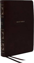NKJV REFERENCE BIBLE BLACK IMITATION LEATHER 