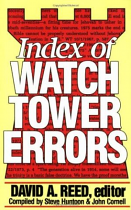 INDEX OF WATCHTOWER ERRORS