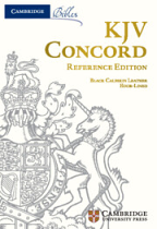 KJV COCNCORD REFERENCE BIBLE BLACK CALFSKIN