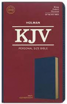 KJV PERSONAL SIZE BIBLE NAVY