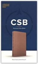 CSB PERSONAL SIZE BIBLE ROSE GOLD