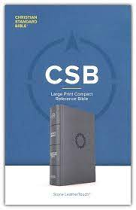 CSB LARGE PRINT COMPACT REFERENCE BIBLE
