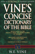 VINES CONCISE DICTIONARY OF THE BIBLE