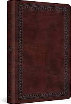 ESV COMPACT BIBLE MAHOGANY IMITATION