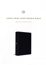 ESV LARGE PRINT WIDE MARGIN BIBLE