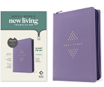 NLT GIANT PRINT COMPACT BIBLE ZIP LAVENDER