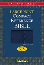 KJV COMPACT REFERENCE BIBLE LARGE PRINT WITH MAGNETIC FLAP