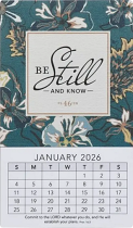 BE STILL AND KNOW MINI CALENDAR 2026