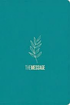 MESSAGE DELUX GIFT BIBLE TEAL IMIATION LEATHER