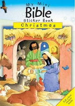 MY MINI BIBLE STICKER BOOK CHRISTMAS