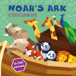 NOAHS ARK STICKER COLOURING BOOK