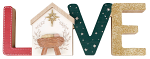 LOVE WOODEN PLAQUE