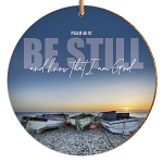 BE STILL CERAMIC HANGING DECORATION  