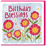 BIRTHDAY BLESSINGS GREETING CARD
