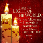 I AM THE LIGHT CHRISTMAS CARD PACK OF 10  