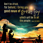 GREAT JOY CHRISTMAS CARD PACK OF 10 
