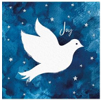 CHRISTMAS DOVE GREETINGS CARD PACK OF 10