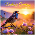 BIRTHDAY GREETINGS HIS UNFAILING LOVE CARD