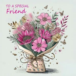 SPECIAL FRIEND BIRTHDAY CARD FAITHFULNESS