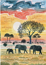 HANNAH DUNNETT A SPRING WHOSE WATERS NEVER FAIL CARD 