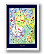 TOPSY TURVY HANNAH DUNNETT PRINT