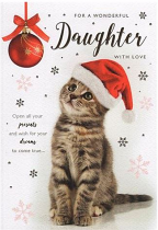DAUGHTER CHRISTMAS CARD  