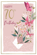 AGE 70 BIRTHDAY CARD