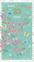 80TH BIRTHDAY CARD