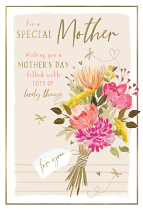 FOR A SPECIAL MOTHER MOTHER'S DAY CARD