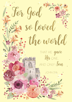 FOR GOD SO LOVED EASTER CARD