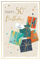 AGE 50 BIRTHDAY CARD