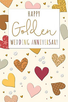 GOLDEN WEDDING ANNIVERSARY CARD