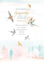 SYMPATHY TO FAMILY CARD