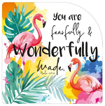 FEARFULLY AND WONDERFULLY VINYL STICKER