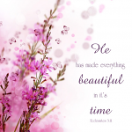 FLORAL ECCLESIATES 3:11