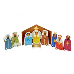 PUNCH OUT NATIVITY SCENE SET