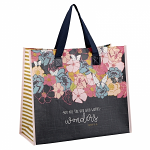 GOD WORKS WONDERS LAMINATED TOTE BAG