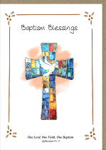 BAPTISM BLESSINGS CARD