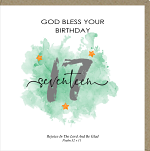 AGE 17 GREETINGS CARD