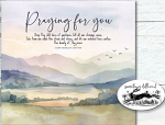 PRAYING FOR YOU MOUNTAINS GREETING CARD