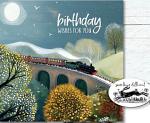 BIRTHDAY STEAM TRAIN CARD