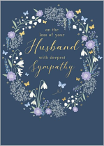 HUSBAND SYMPATHY CARD