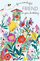 FOR A WONDERFUL FRIEND BIRTHDAY CARD