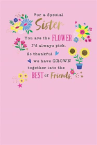 SISTER BIRTHDAY CARD