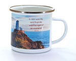 TIN MUG SEA SCAPE