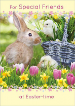 FOR SPECIAL FRIEND AT EASTER TIME GREETINGS CARD