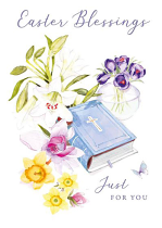 EASTER BLESSINGS EASTER CARD