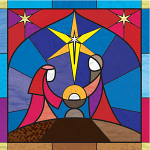 COMPASSION CHARITY CARDS: STAINED GLASS (10 PACK)