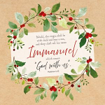 IMMANUEL CHRISTMAS CARD PACK OF 10