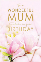 MUM BIRTHDAY GREETING CARD